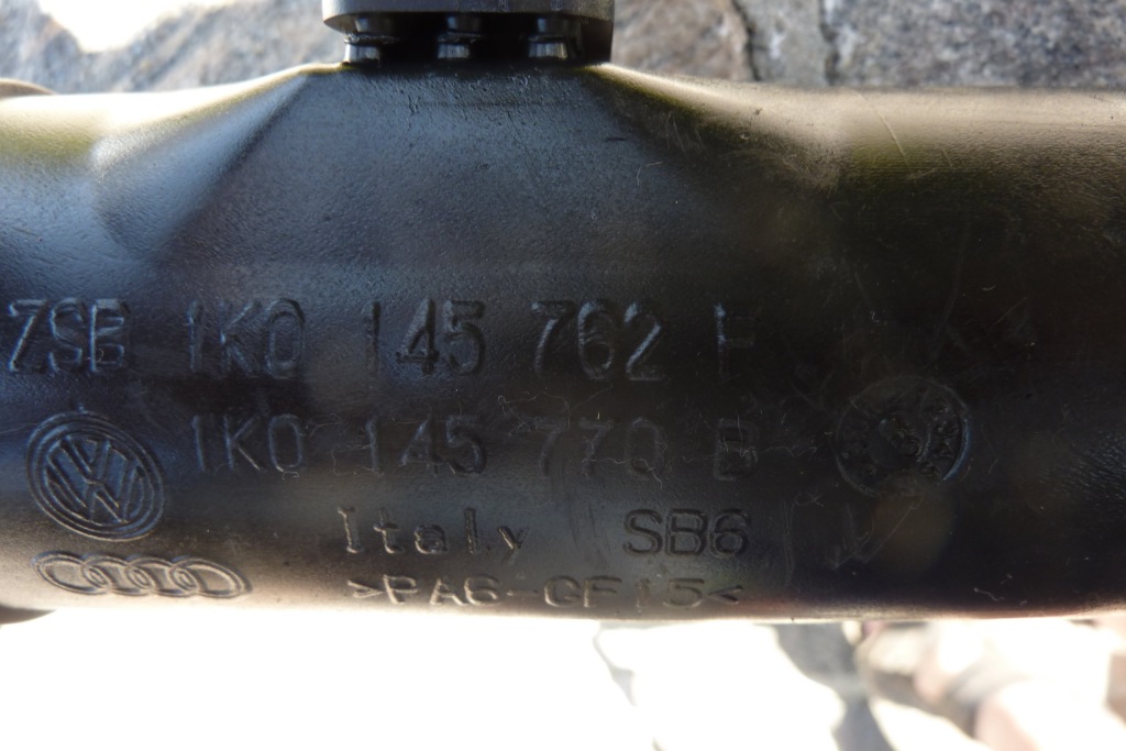 фото №3, Wąż труба интеркулер турбины golf v touran tdi