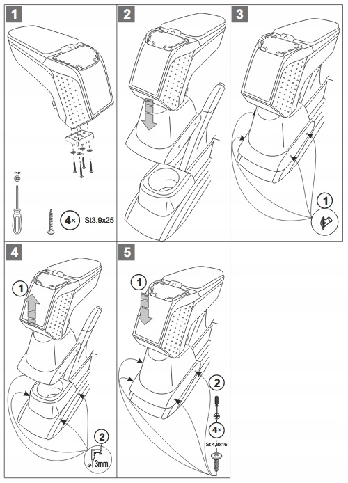 фото №9, Подлокотник armster ii vw polo 2009-2018
