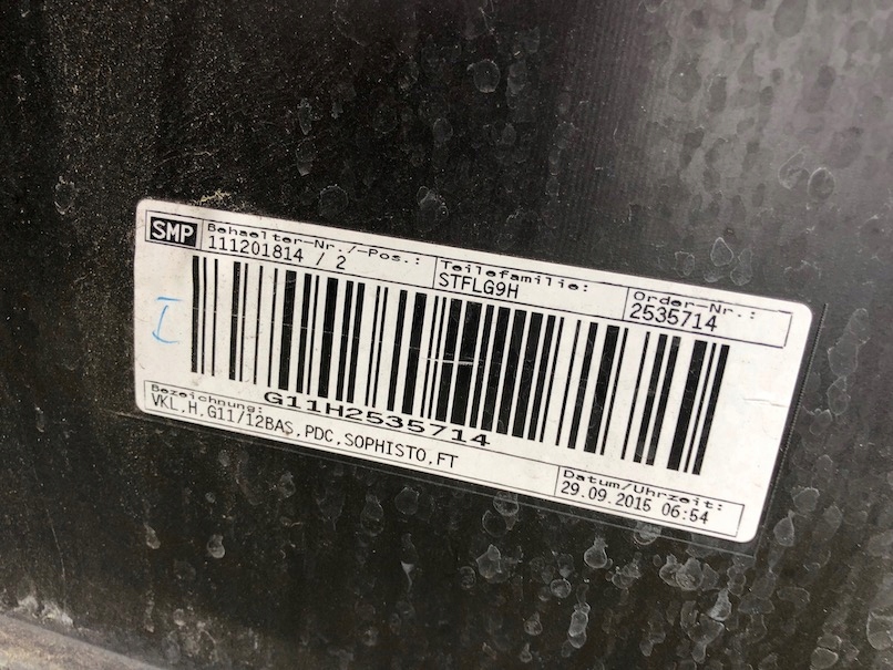 фото №6, Bmw 7 g11 бампер задний задняя оригинал