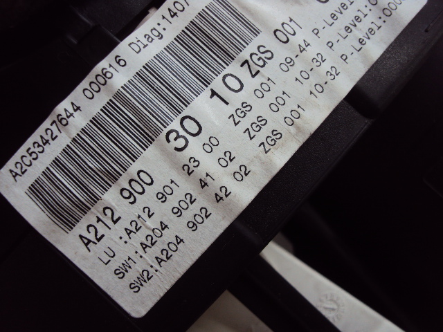 фото №5, Счетчик приборы mercedes e-klasa w212 a2129003010