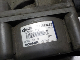 фото №2, Scania r клапан главный тормоза