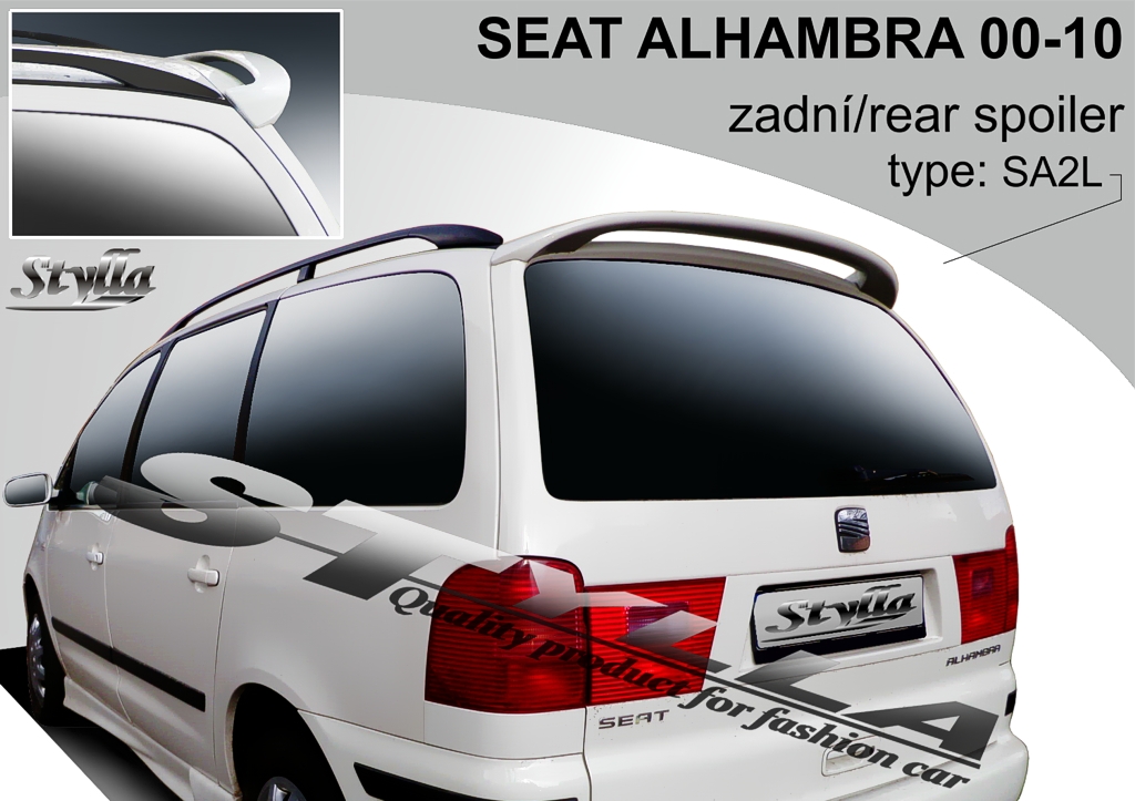 фото №1, Спойлер спойлер do seat alhambra mpv mk2 2000--