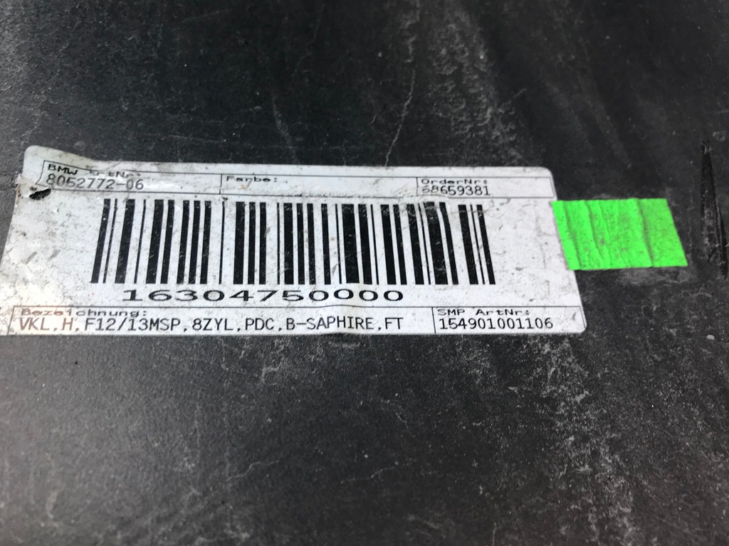 фото №9, Bmw 6 f12 f13 бампер задний m sport набор