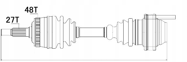 фото №2, Приводной вал шарнир mercedes vito 638 2.2cdi 99-03