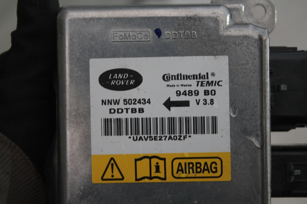 фото №1, Модуль датчик подушка безопасности nnw502434 discovery 3 iii