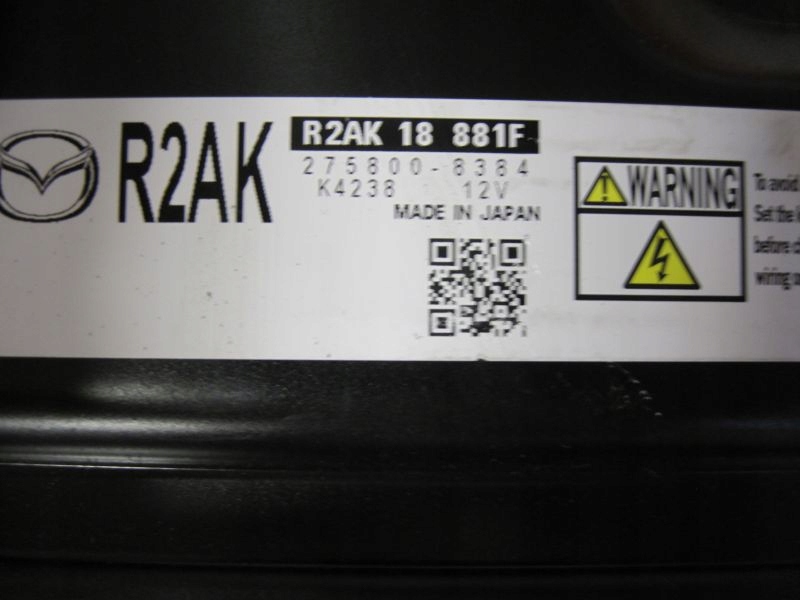 фото №2, Mazda 3 bl 2.2 d 09-13 набор стартовый бортовой компьютер r2ak18881f