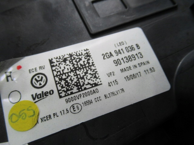 фото №8, Лампа ксенон led правая vw t-roc 2ga941036b