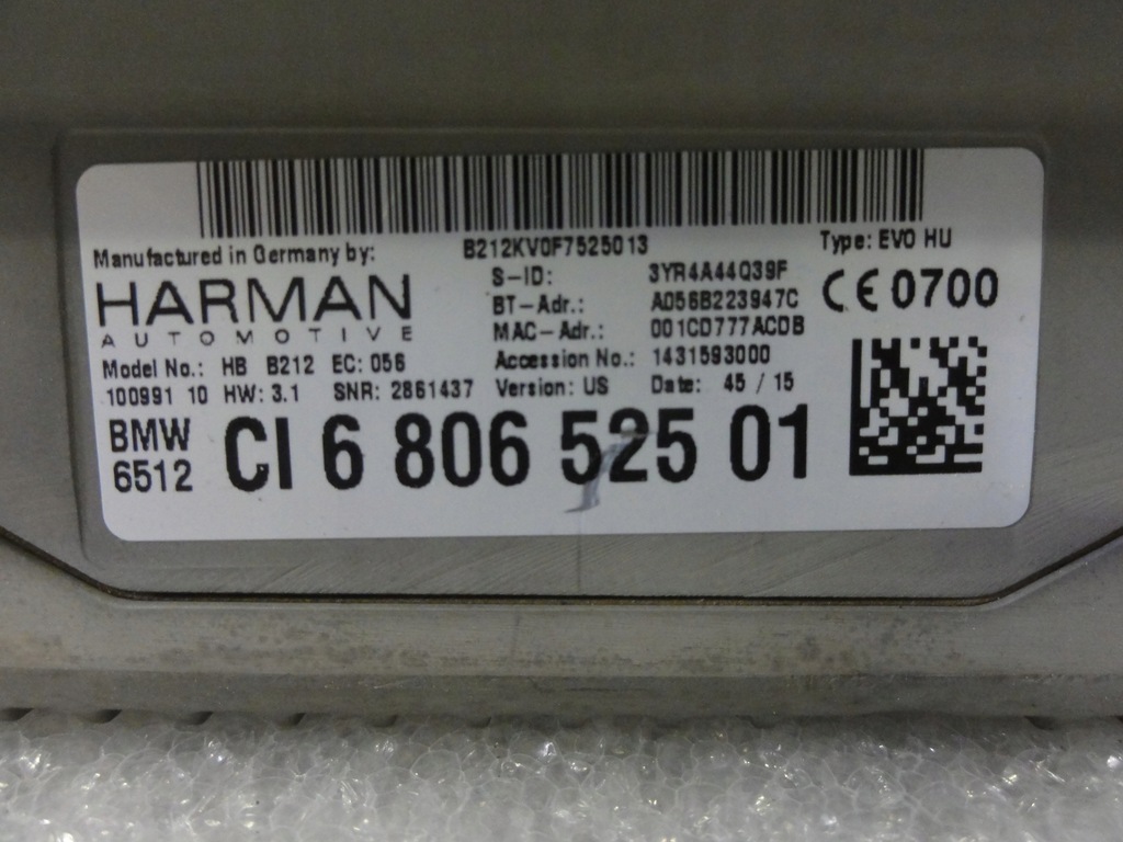 фото №6, Bmw 7 g11 g12 10,25 nbt evo навігація cid i-drive