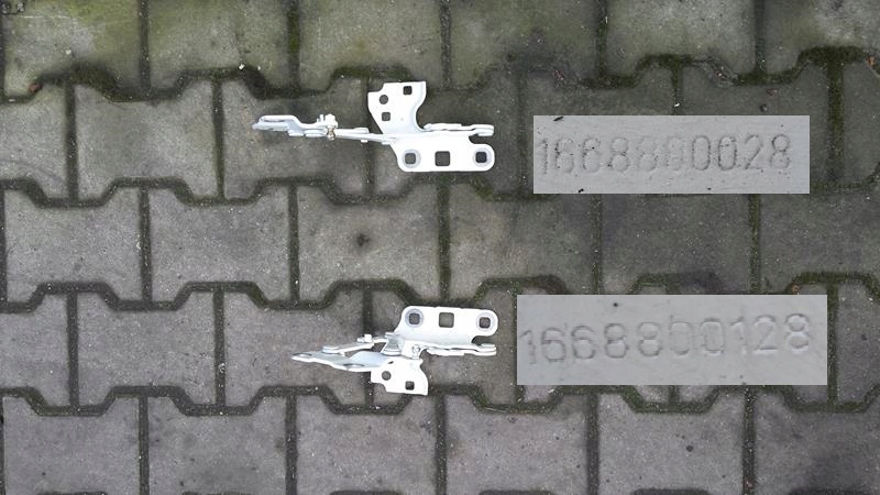 фото №1, Петля капот mercedes ml gl 166 1668800028