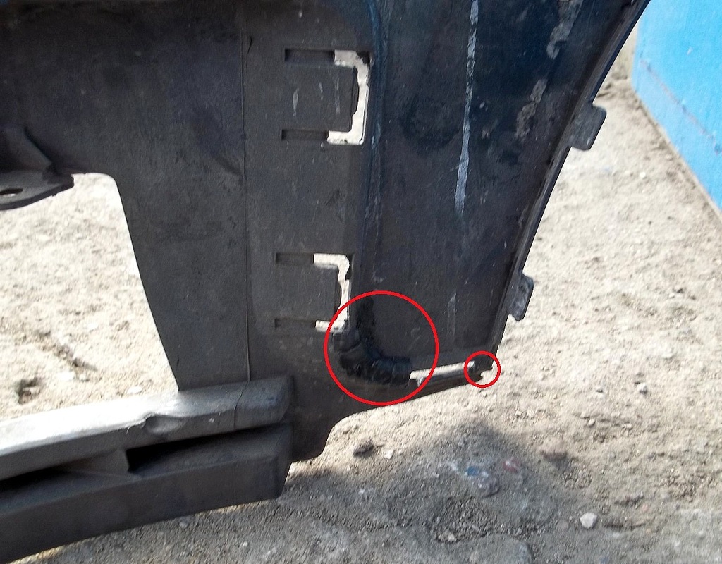 фото №7, Volvo xc90 01-05r. бампер перед омивачі