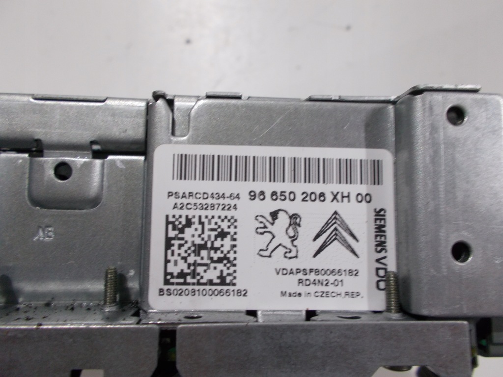 фото №3, Peugeot 308 радио cd mp3 96650206xh