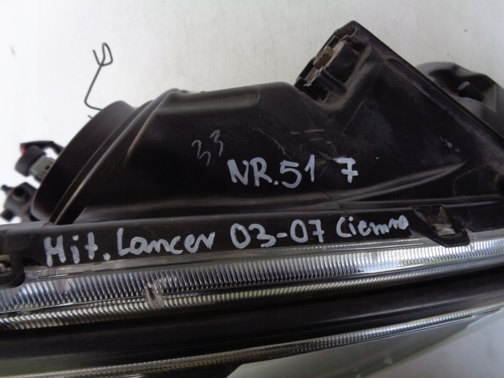 фото №8, Лампа права фара mitsubishi lancer 03- тонована
