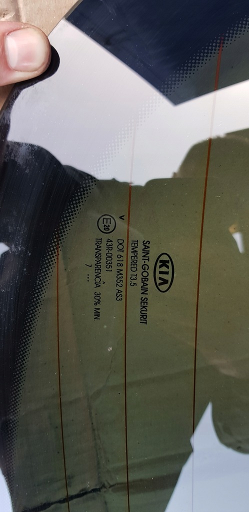 фото №6, Kia pro ceed стекло крышки задний