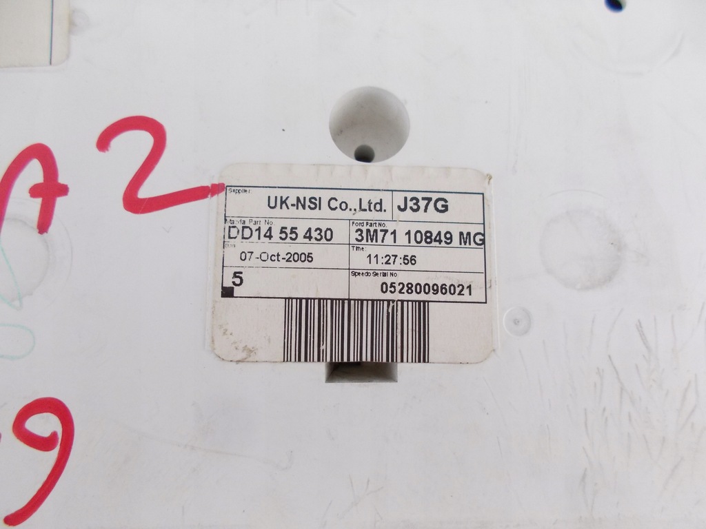 фото №4, Счетчик приборы mazda 2 3m7110849mg