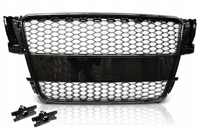 фото №4, Решітка радіатора решітка радіатора sport чорний блиск do audi a5 07-11