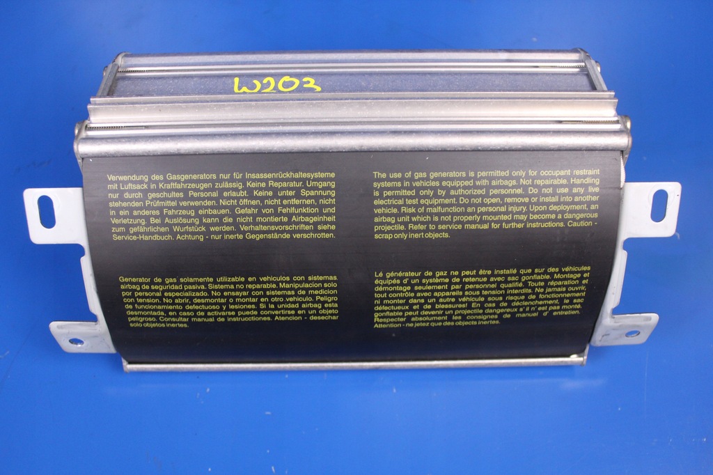 фото №1, Mercedes c klasa w203 air bag подушка пасажира