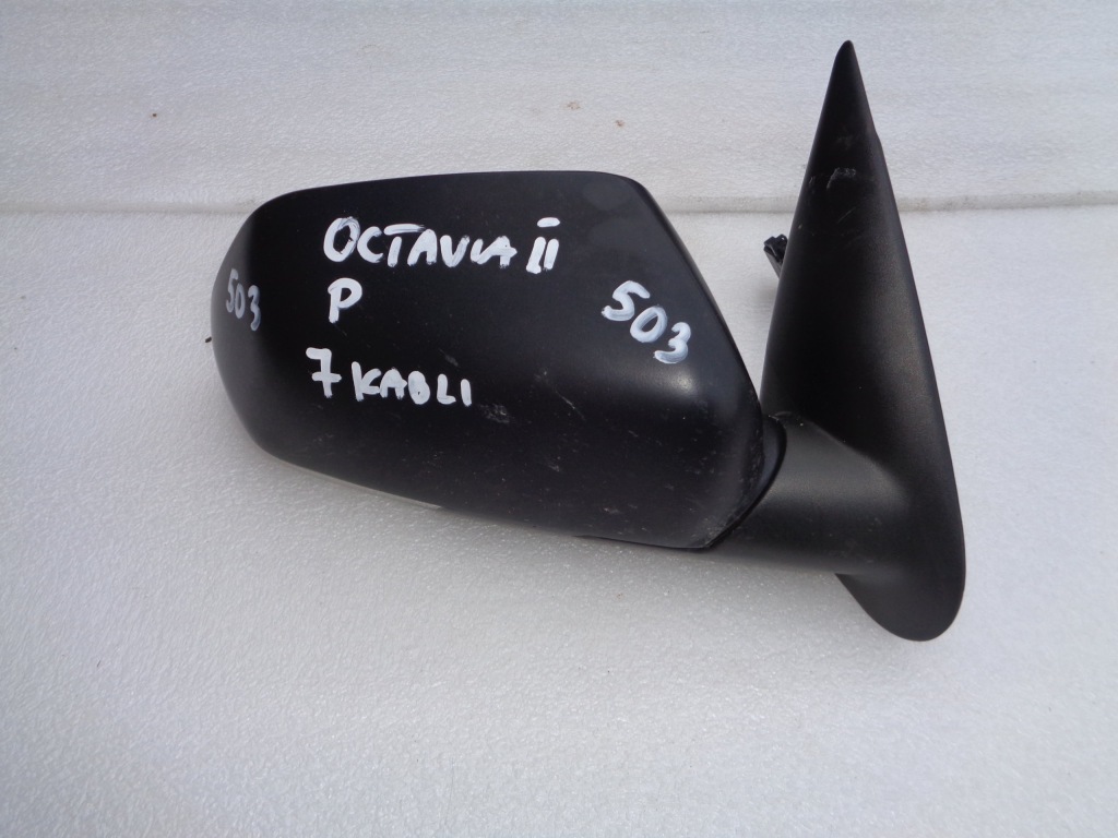 фото №1, Дзеркало праве skoda octavia ii 7 кабелі