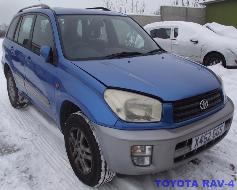 фото №5, Toyota rav-4 00-06 капот комплектна демонтаж