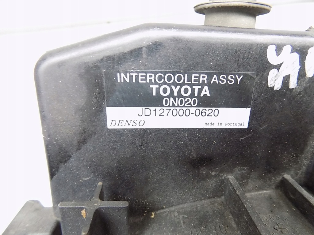 Інтеркулер - toyota yaris 2 06-11 1.4 d4d 0n020 Оригінал