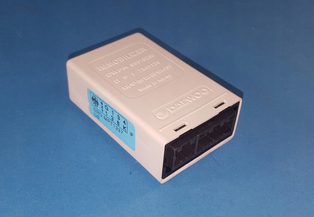 фото №1, Иммобилайзер matiz модуль иммобилайзер новый оригинал promocja