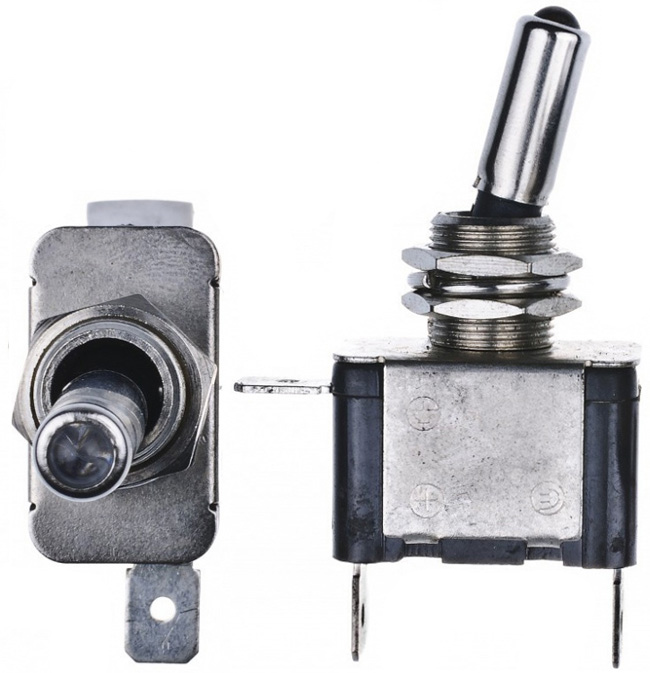 фото №1, Перемикач topgun top-gun діод білий