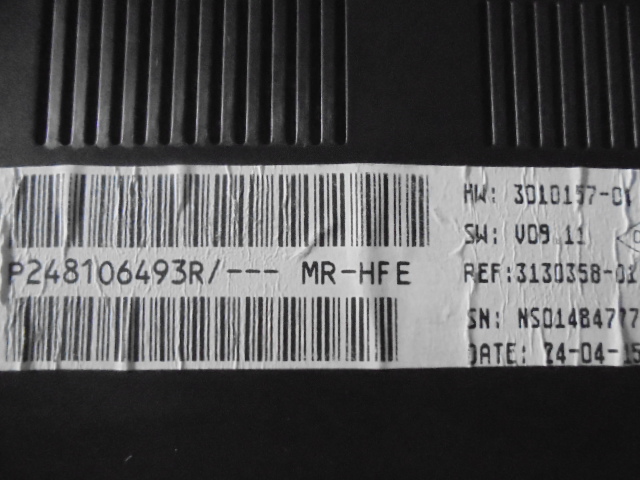 фото №5, Приборная панель счетчик do renault kadjar