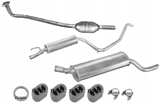 фото №1, Kat гасник середній кінцевий opel corsa b 1.4 combo