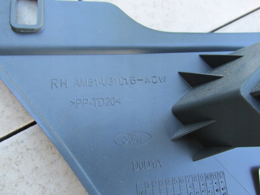 фото №4, Пластик захист стійка поріг задня grand c-max 2012 r