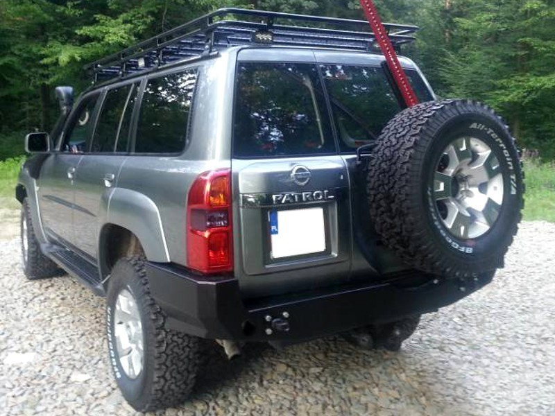 фото №14, Бампер сталевий задній задня nissan patrol y61 якість