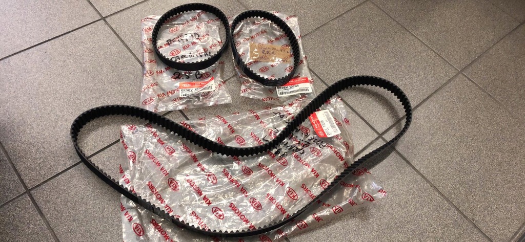 фото №1, Kia carnival 2.5 ремень распределительного вала комплект оригинал