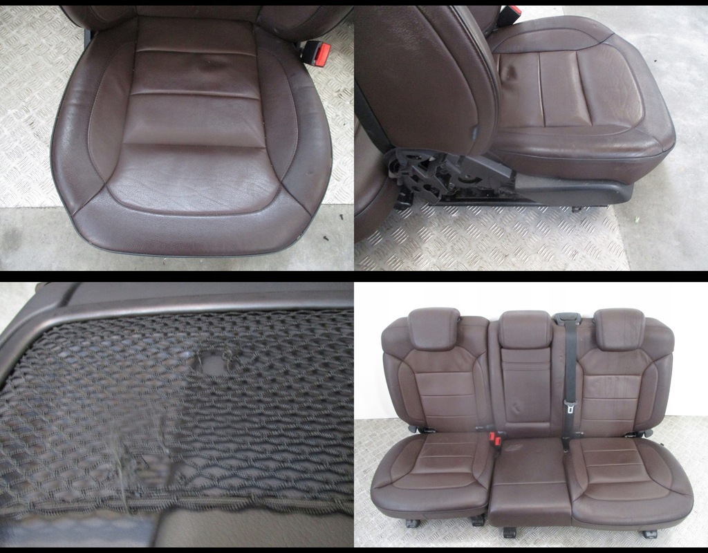 фото №5, Обивка кожа mercedes ml w166 коричневый